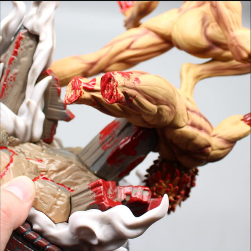 Yiran toy 1 Eren Jäger Attack On Titan Figur PVC Statue 29cm - Bild 3