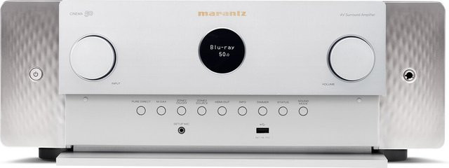 Marantz Cinema 50 Klang Effekt Receiver in Silber/Gold - Bild 1