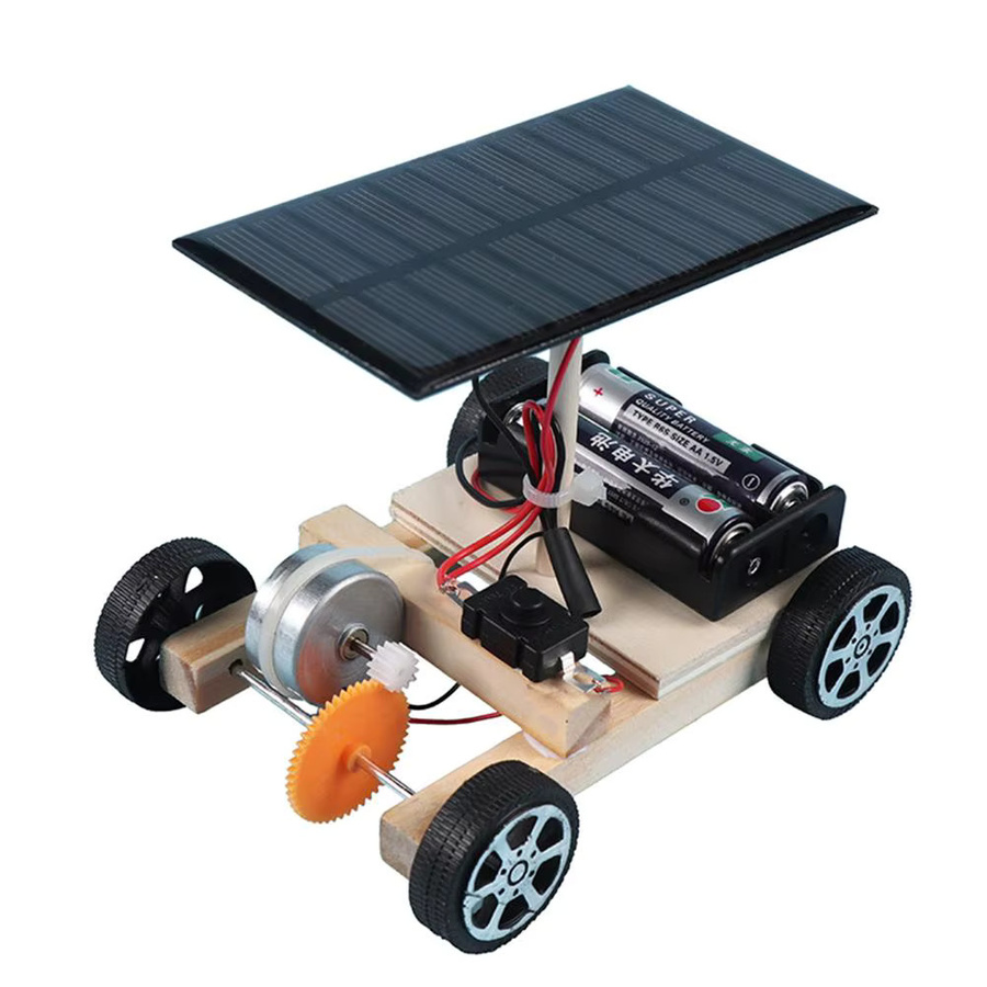 ODILO Solarautos, DIY-Elektronik-Kit, Fahrzeuge, Holz, Bunt / Mehrfarbig - Bild 4