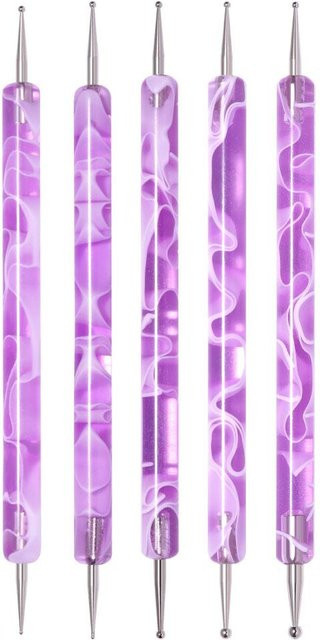 NATAWA Nagelbürsten-Set, Punktierwerkzeuge, pink, Unisex - Bild 1
