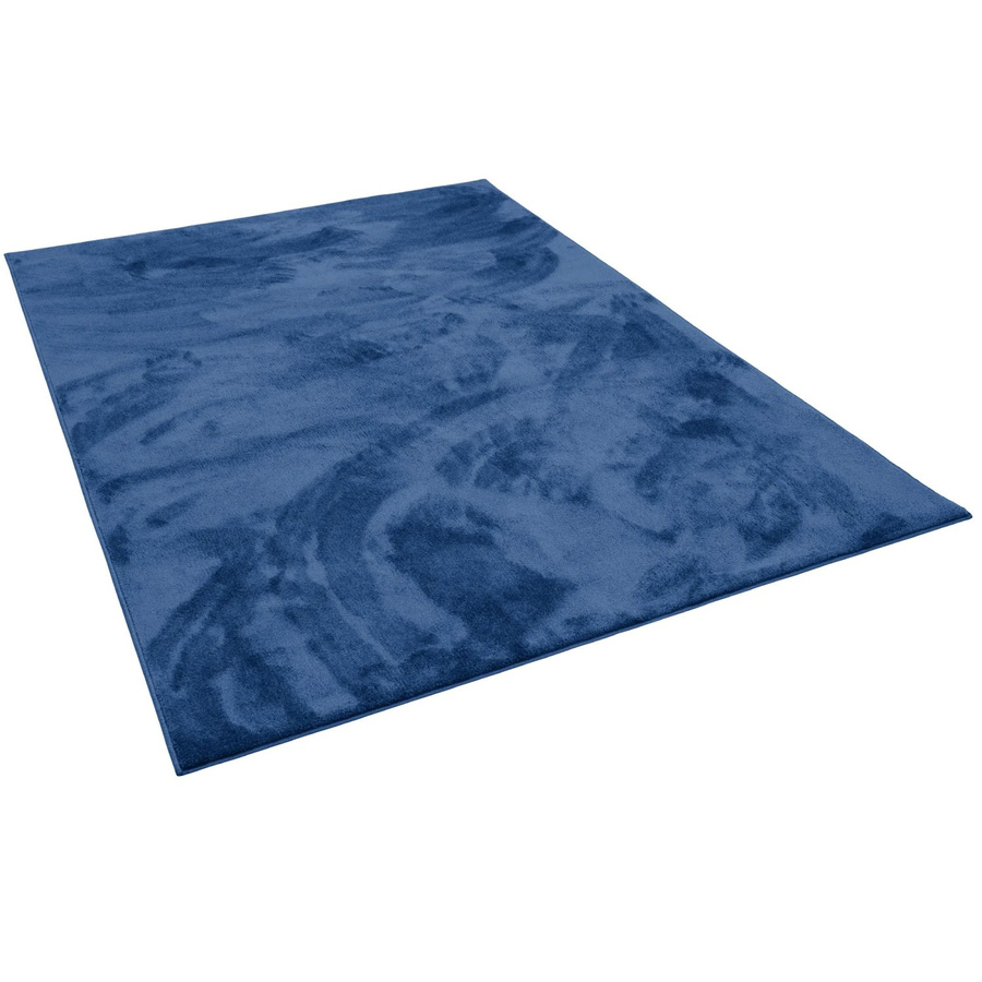 Pergamon Luxus Melia Hochflor Langflor Teppich Dunkelblau B: 80 cm, L: 150 cm - Bild 2