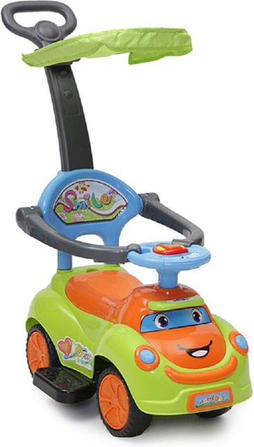 Moni Rutschauto SMILE 3 in 1 mit Sonnendach grün ab 2 Jahren - Bild 1