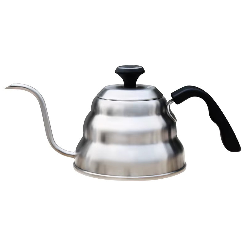 Havmore Edelstahl-Kaffeekessel mit Schwanenhals zum Übergießen in Silber und Weiß - Bild 5