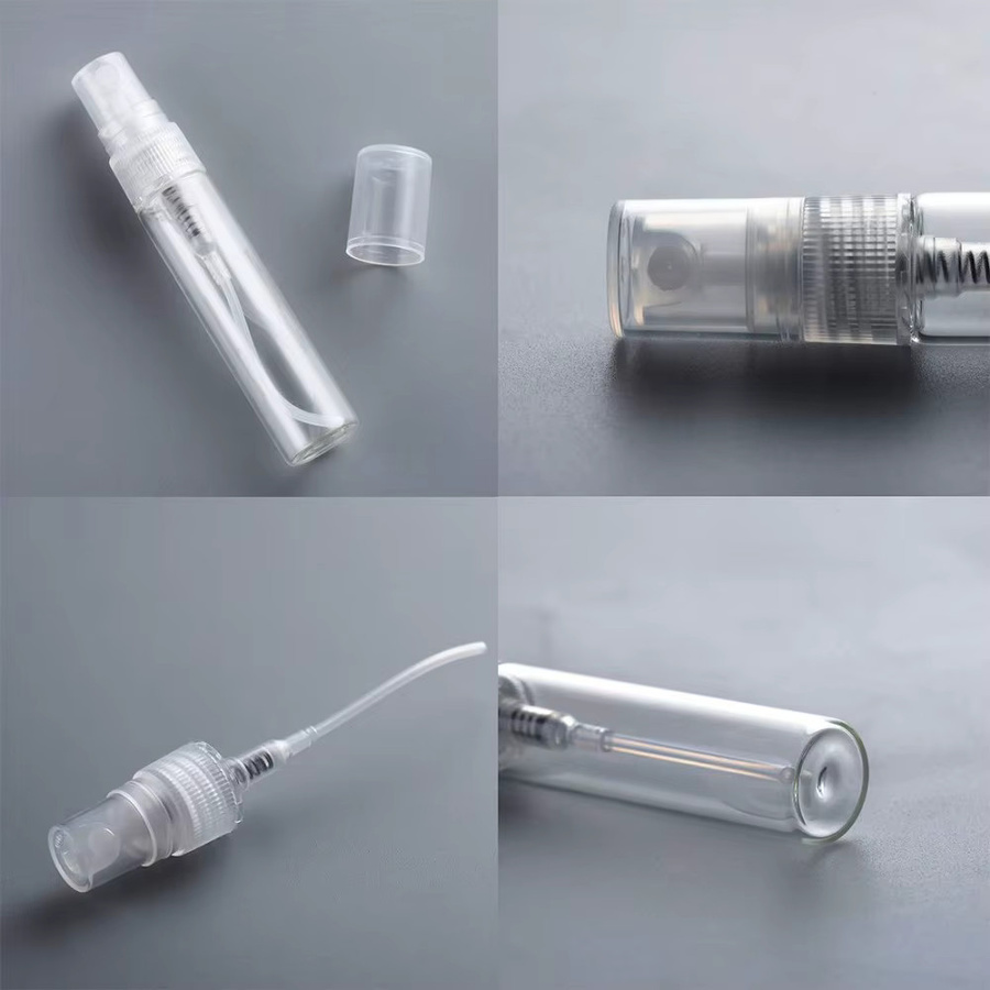 MUB Glasssprühflasche nachfüllbar, 10 ml, 50 Stück, mit Zubehör - Bild 3
