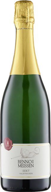 WG Meissen Benno von Meissen Sekt, Demi-Sec, Saale-Unstrut, 0,75 l - Bild 1