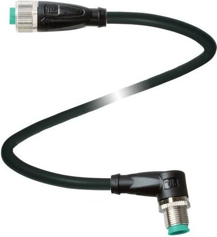 Pepperl+Fuchs Sensor-Aktor-Steckverbinder 240778-100023 konfektioniert, 4 Polzahl, schwarz, 3 m Länge - Bild 1