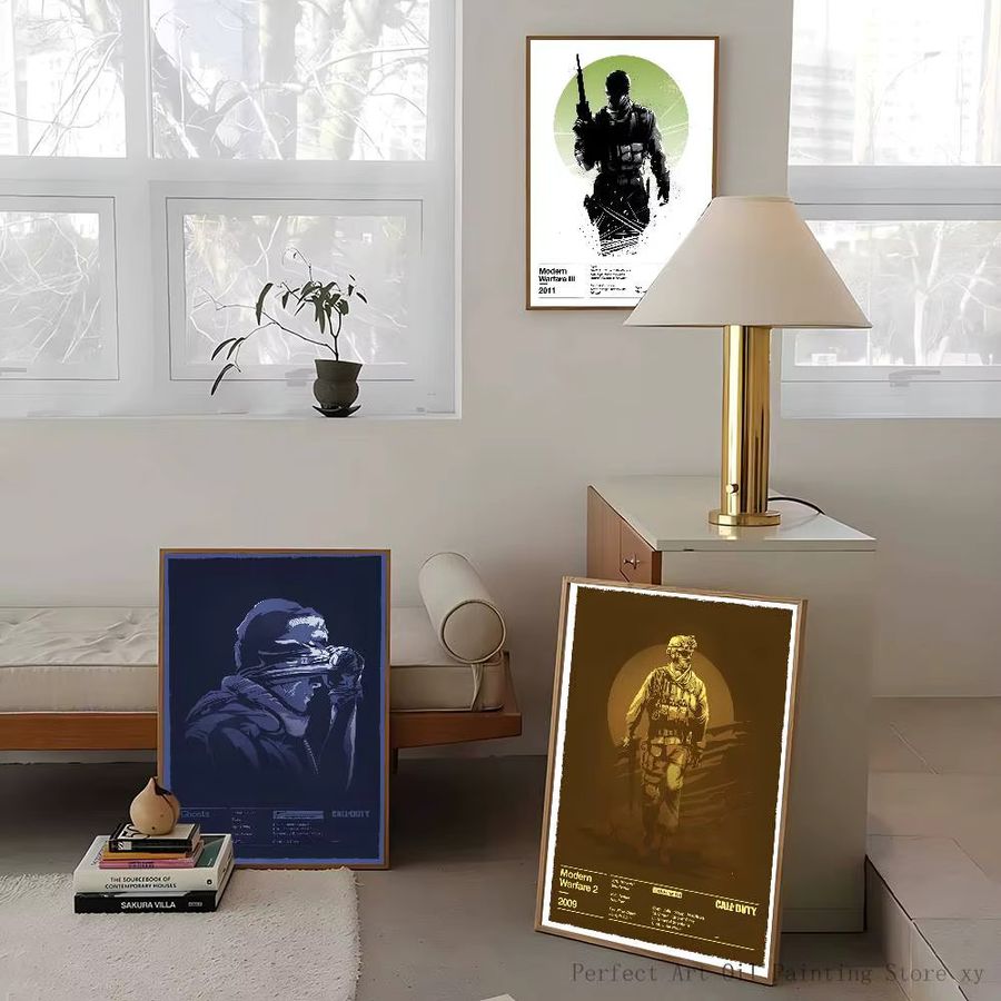 Call Of Duty Game Series Kunstgemälde als Poster aus Papier in Multicolor - Bild 4