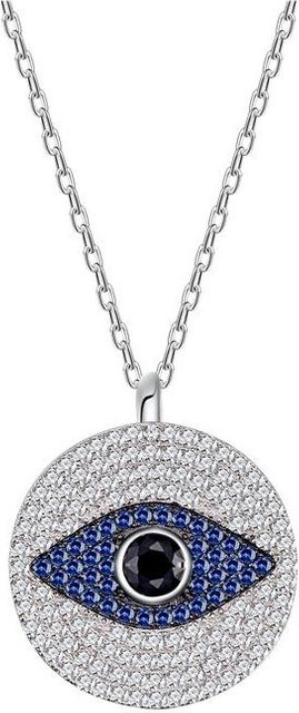 POMOiii Halskette, 925 Silber, Zirkonia, Weiß, Damen - Bild 1
