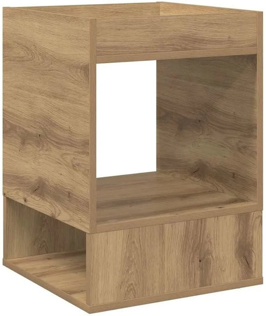 vidaXL Beistelltisch Artisan-Eiche in Braun, Modernes Design aus Holzwerkstoff, B/T/H: 40 x 40 x 56 cm - Bild 1