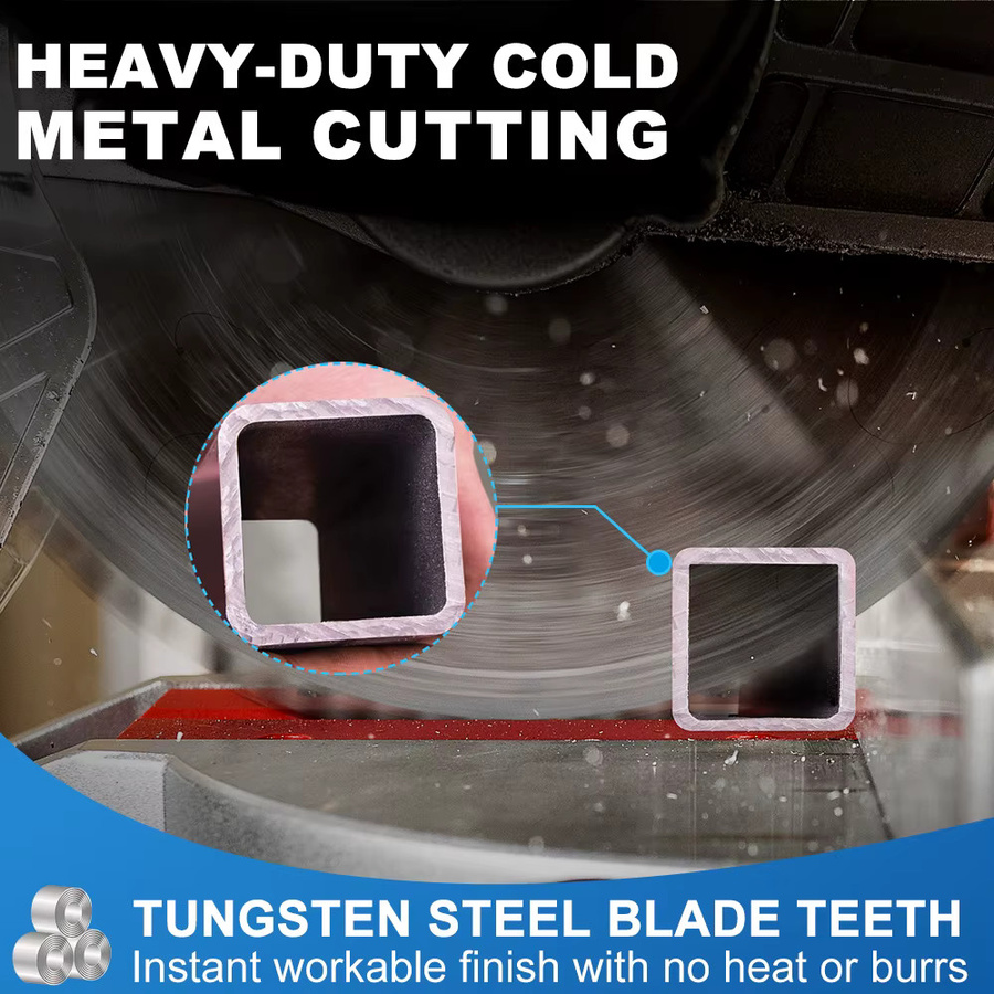xcan Hartmetall-Kreissägeblatt für Metallschnitt in Silber mit 20 Zähnen - Bild 3