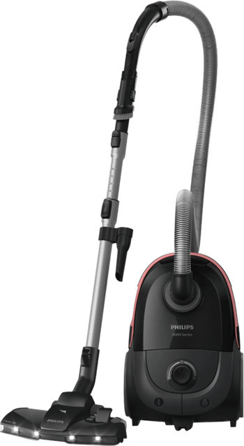 Philips 6000 Series TriActive+ LED Staubsauger XD6142/12 in Schwarz mit HEPA H13 Filter, Turbo-Bürste und LED-Scheinwerfer - Bild 1