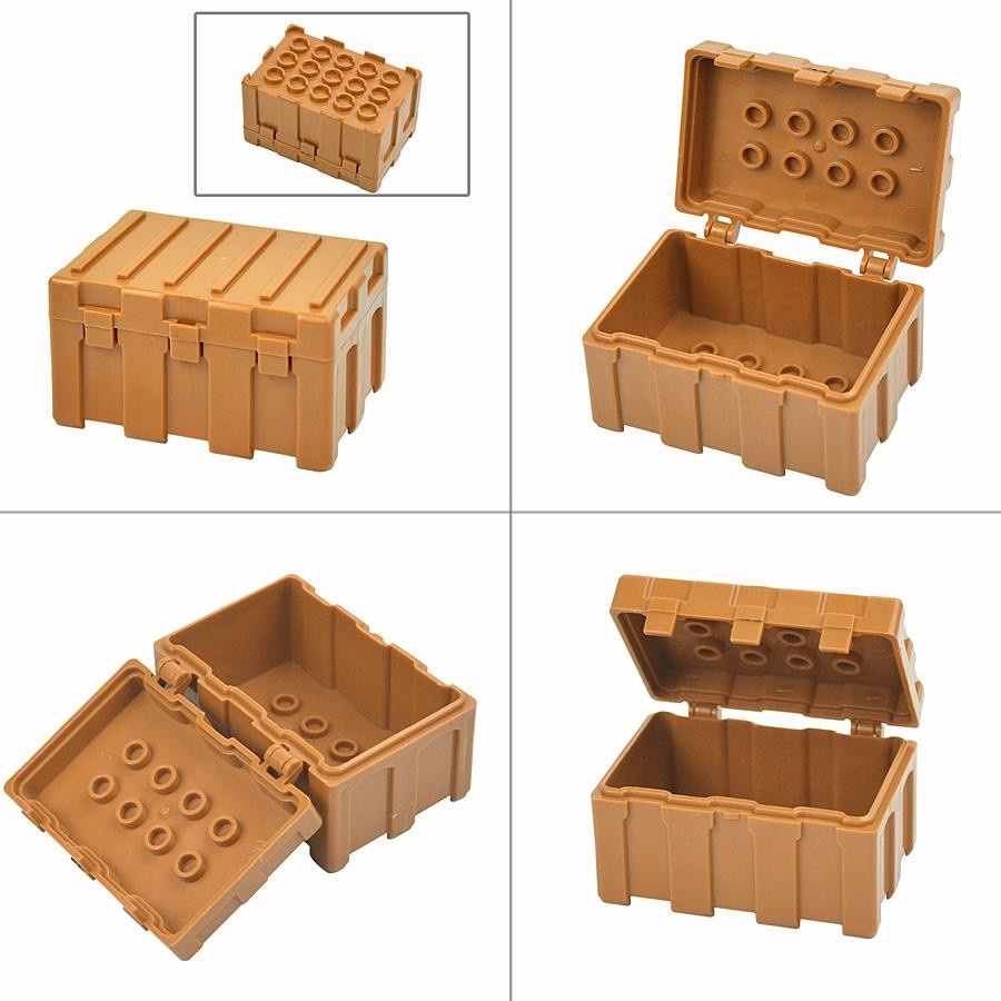 Zweiter Weltkrieg Militärische Waffenbox, Modellbausteine, 4-teiliges Set, ab 6 Jahren - Bild 2