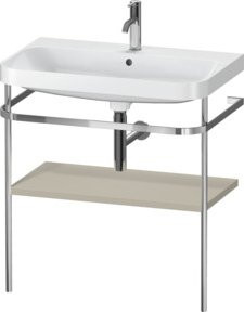 Duravit Möbelwaschtisch-Kombi Happy D.2 Plus mit Konsole, Farbe Tau s-matt, B/T: 77,5 x 49 cm - Bild 1