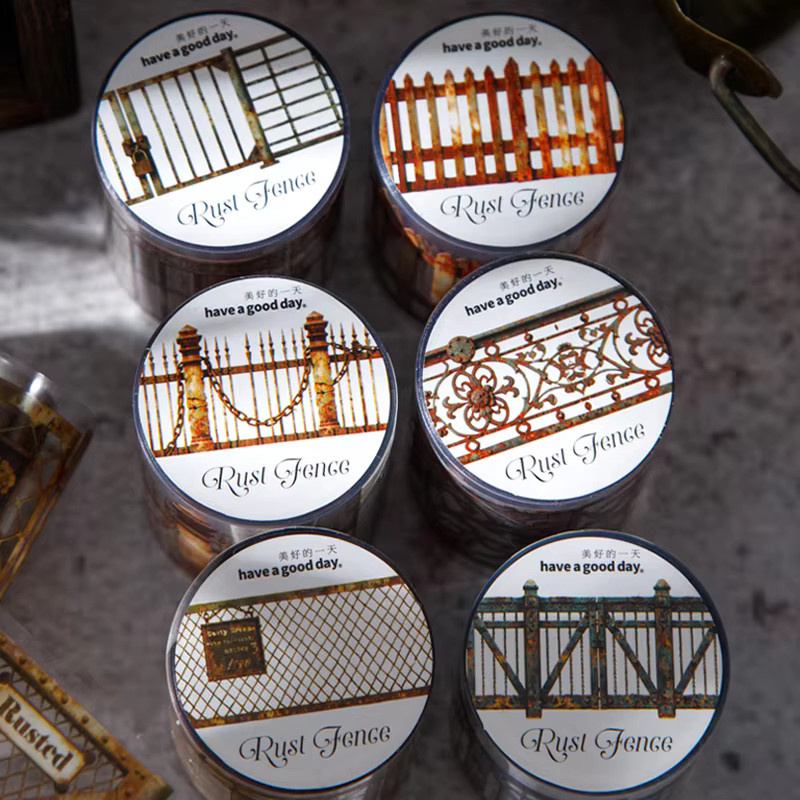 Mr. Paper Washi Tape Retro-Abdeckband im Rost-Look, 1 Rolle, Länge: 2 m - Bild 4