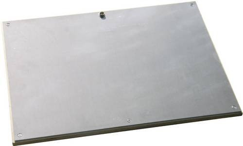 BJZ C-199 314 Fußplatte für ESD-Testgerät aus Edelstahl in Silber - Bild 1