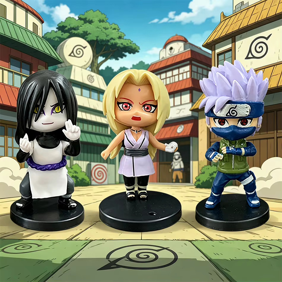 Bandai Naruto Shippuden Q-Version PVC-Figuren, 12-teiliges Set - Bild 2