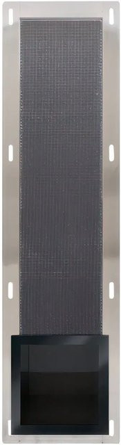 KOLMAN WC-Papieraufbewahrung Unterputz aus Edelstahl in Schwarz, B/T/H: 72 x 19,5 x 12,3 cm - Bild 1