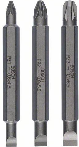 Bosch Doppelklingen-Set aus Edelstahl, 3 Stück, Silber, Durchmesser: 4,5 mm, 5,5 mm, 6,5 mm - Bild 1