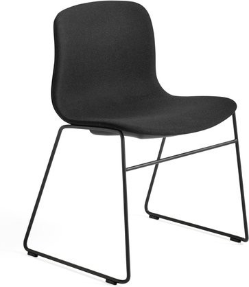 HAY About A Chair AAC 09 Polstersessel in Schwarz mit Stahlgestell und Stoffbezug - Bild 1