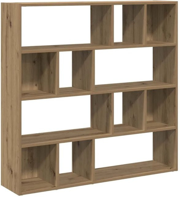 vidaXL Bücherregal und Raumteiler Artisan-Eiche, Braun, B/T/H: 105 x 24 x 102 cm - Bild 1