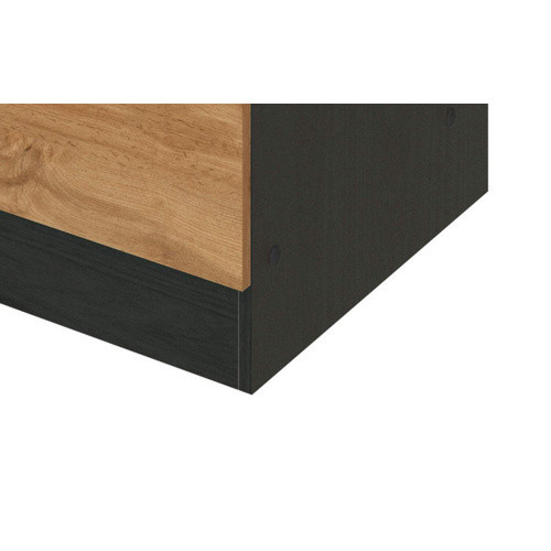 HELD MÖBEL Unterschrank Bologna in Braun mit Schranktüren und Schubladen, B/H/T: 50 x 85 x 60 cm - Bild 3