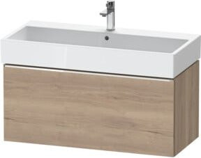 Duravit Waschtischunterschrank D-Neo, wandhängend, braun, B: 98,4 cm, T: 44,2 cm, H: 44,0 cm - Bild 1