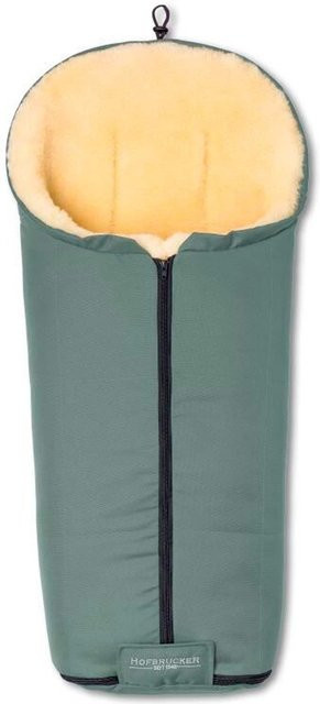 Hofbrucker Kinderwagen Lammfell-Fußsack Iglu in Grün mit Oeko-Tex 100 Zertifizierung - Bild 1