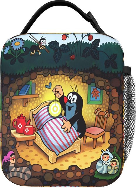 Fancy Style Studio Thermische Brotdose mit Krtek Maulwurf Motiv für Kinder, Mehrfarbig - Bild 1