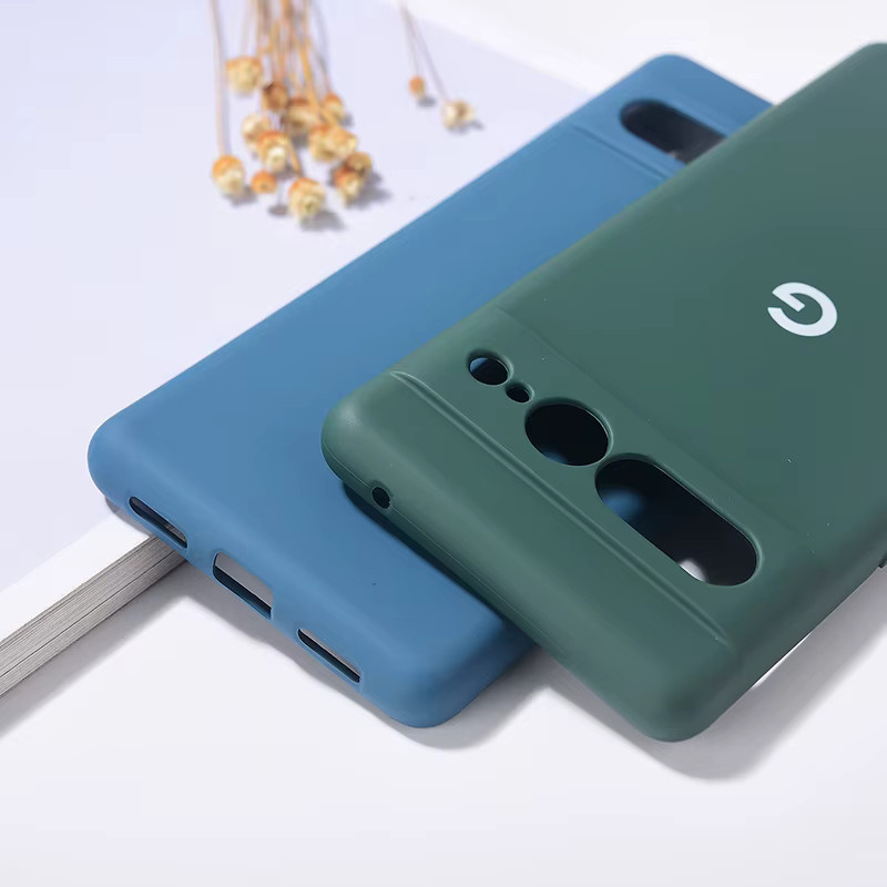 Rockever Schutzhülle aus Flüssigsilikon für Google Pixel 7 Pro und Pixel 7A in Grau - Bild 4