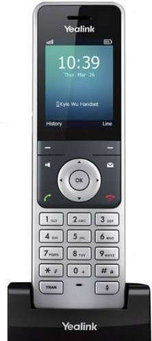 Yealink W56H Schnurloses DECT Mobilteil mit Rufnummernanzeige und Freisprechfunktion in Silber-Schwarz - Bild 3