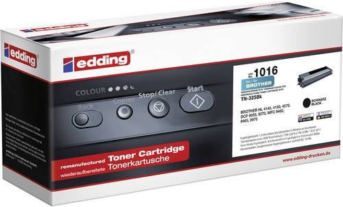 Edding Tonerkassette kompatibel mit Brother TN-325BK in Schwarz - Bild 1