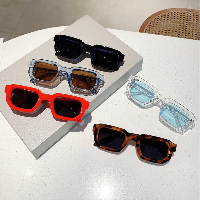 Sonnenbrille Rechteckig, Kunststoff, Vollrand, Herren - Bild 1