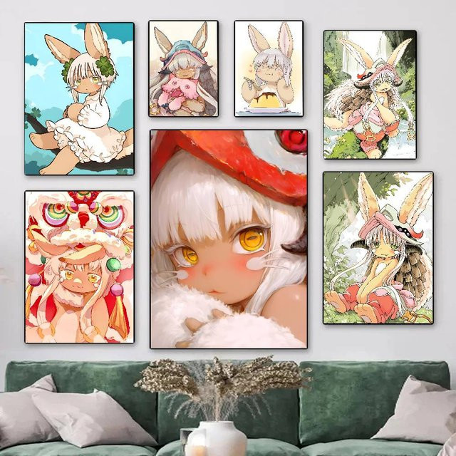 Made in Abyss Nanachi Manga Poster Vintage Wandkunst Dekoration in Mehrfarbig - Bild 1