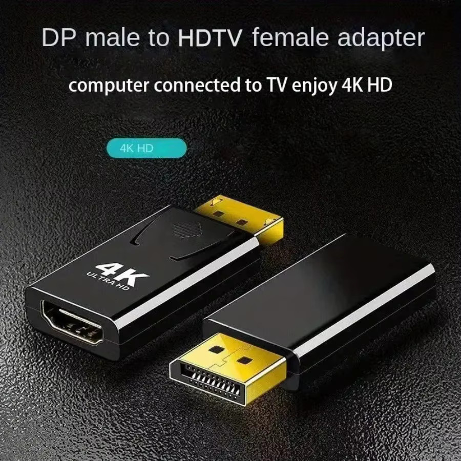 LccKaa DisplayPort zu HDMI Adapter Konverter in Schwarz für 4K UHD Video und Audio - Bild 5