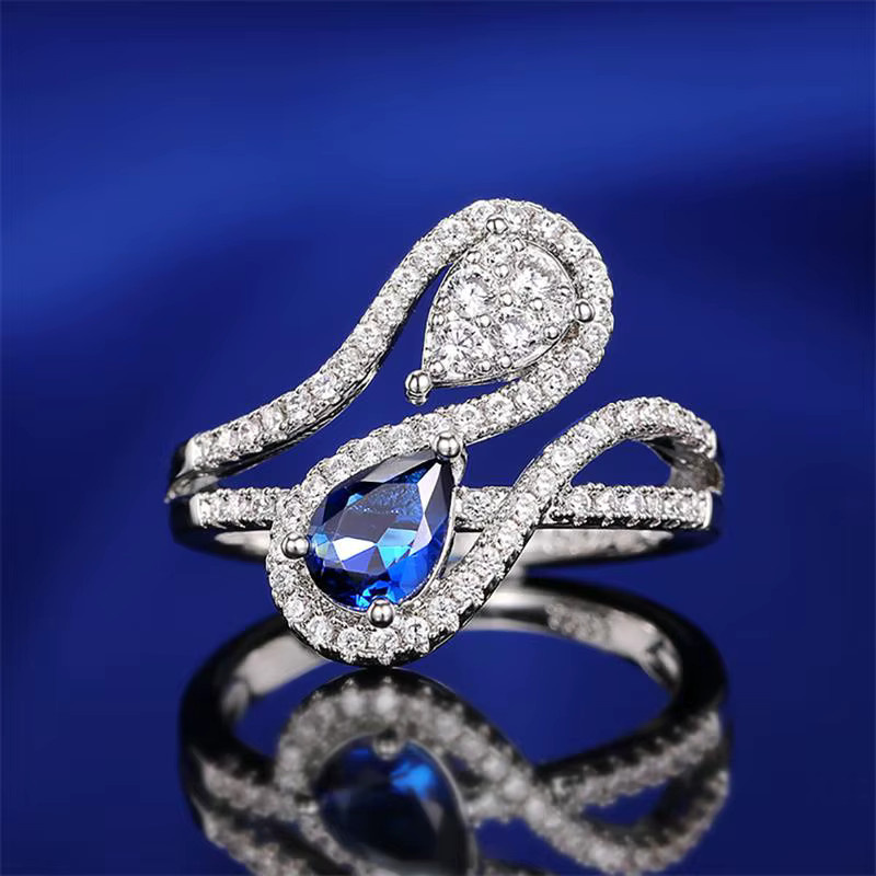 Huitan Damenring, Silber, Zirkonia, Damen - Bild 3
