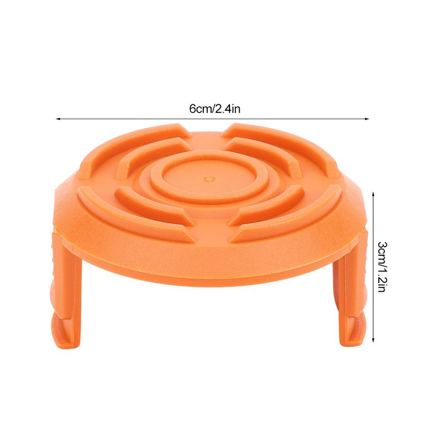 4er-Set Spulenabdeckungen aus ABS als Ersatz für Worx WA0010 Rasentrimmer - Bild 2