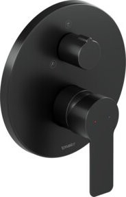 Duravit D-Code Brause-Einhebelmischer Set mit Keramikkartusche in Schwarz Matt - Bild 1