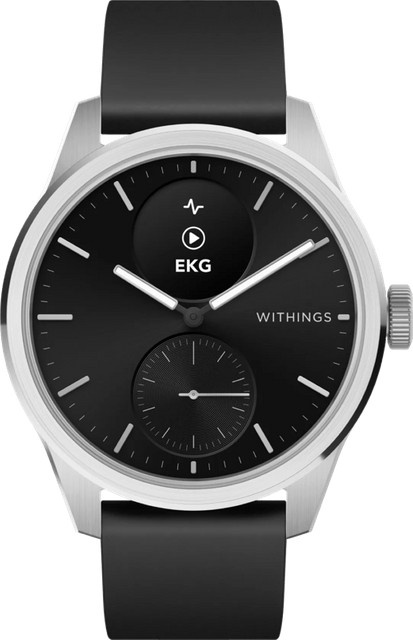 Withings Hybrid-Smartwatch, Schwarz, 42 mm, Edelstahl, Unisex - Bild 1