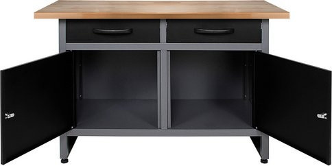 Ondis24 Werkstatt-Set Premium One aus Metall in Anthrazit und Grau, B/T/H: 160 x 52 x 21,5 cm - Bild 1