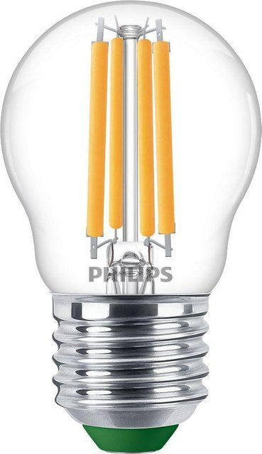 Philips LED-Lampe Tropfen, E27, 40W, klar, warmweiß - Bild 1