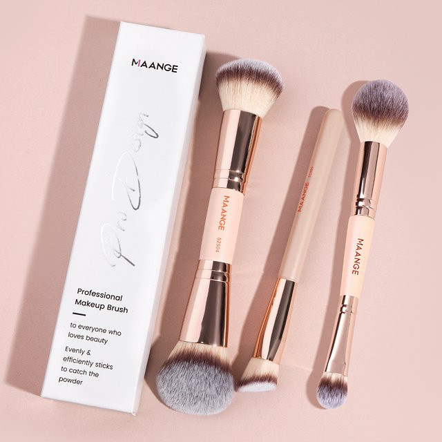 MAANGE Make-up-Pinsel-Set, 3-teilig, Unisex - Bild 1