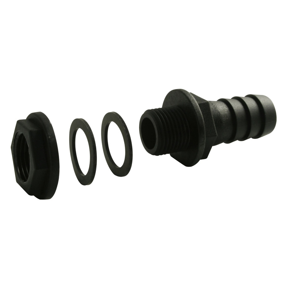 Marley Tonnenanschluss 19 mm (3/4 Zoll) 2 Stück in Anthrazit und Schwarz - Bild 2
