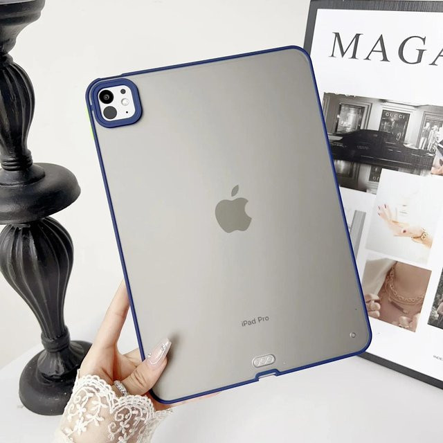 Stoßfeste matte Tablet Hülle für iPad Air, Pro und iPad Mini in Dunkelblau - Bild 1