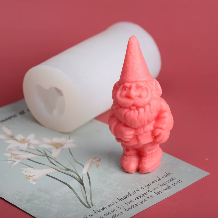 Silikonform Weihnachtsmann für DIY Kerzen, Seife und Harz-Handwerk zur Weihnachtsdekoration - Bild 1