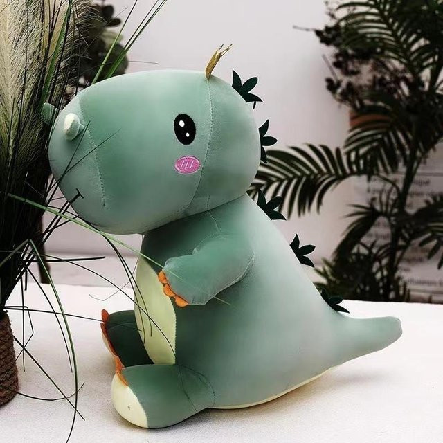 Joyful toys Dinosaurier-Plüschkissen, grün - Bild 1