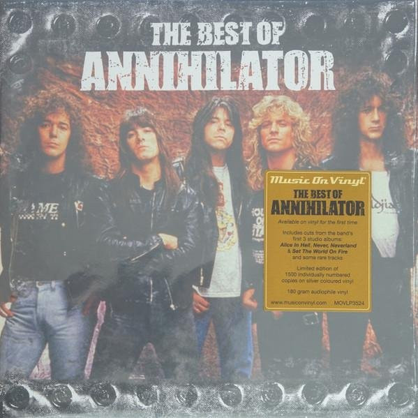 Annihilator Best Of Annihilator LP Schallplatte in Silbernes Vinyl von Roadrunner Records - Bild 1