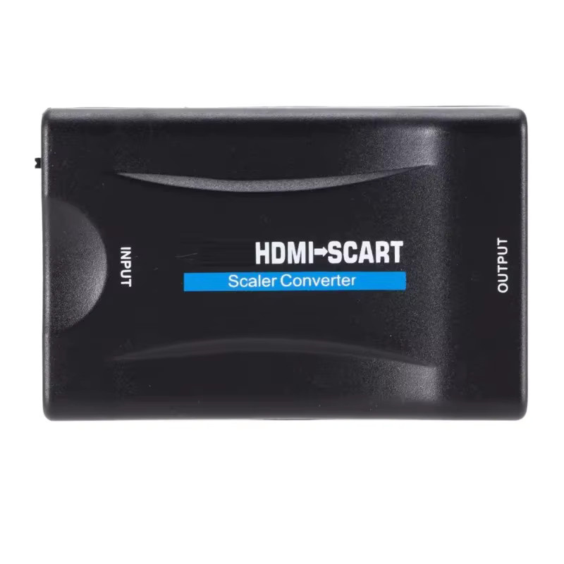GRWIBEOU HDMI-zu-SCART Audio-Video-Adapter in Schwarz für HDTV, Sky Box und DVD - Bild 2