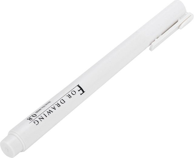 Micron Liner Zeichenmarker mit feiner Spitze und schwarzer Tinte in Weiß (0,8 mm) - Bild 1