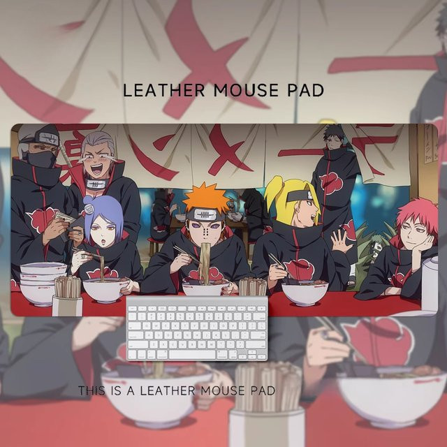 Bandai Naruto Anime Mauspad aus Leder in Multicolour für Jungen und Fans - Bild 1