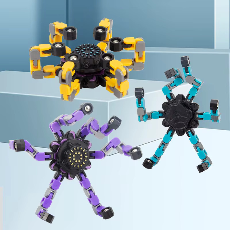 Small fire child, Verformbare Fidget-Spinner-Kettenspielzeuge, Handspinner - Bild 2